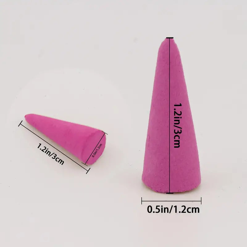 50pcs Mixed Natural Scents Backflow Incense Cones