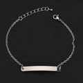 "Let Go & Let God Steel Bracelet"