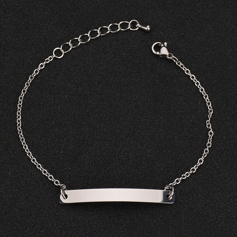 "Let Go & Let God Steel Bracelet"