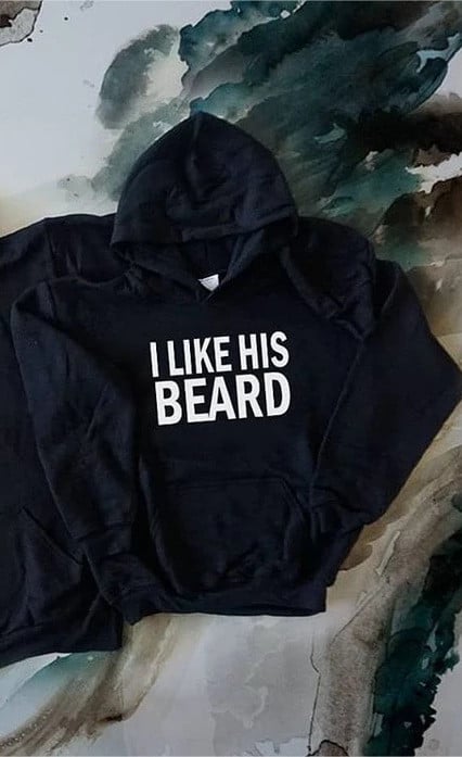 "I LIKE HER BUTT I LIKE HIS BEARD Hoodie"