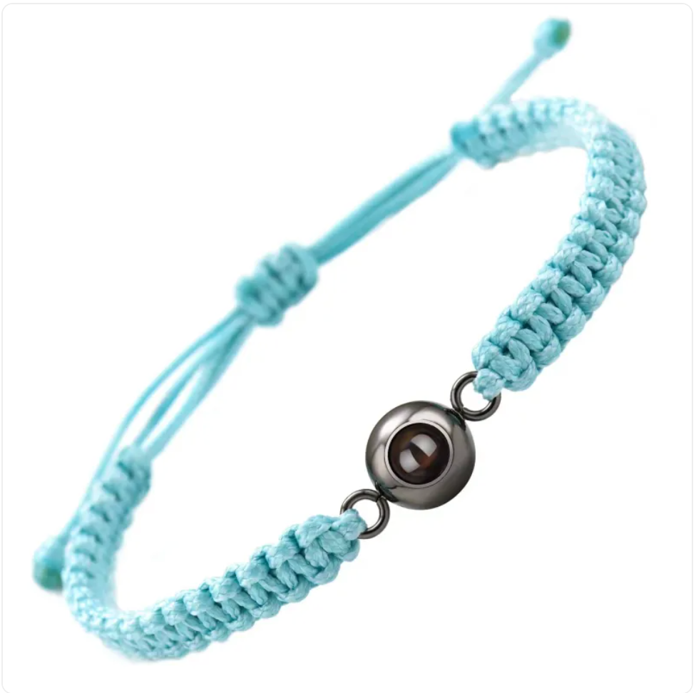 100 Languages 'I Love You' Woven Bracelet