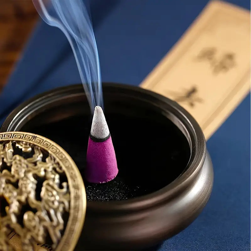 50pcs Mixed Natural Scents Backflow Incense Cones