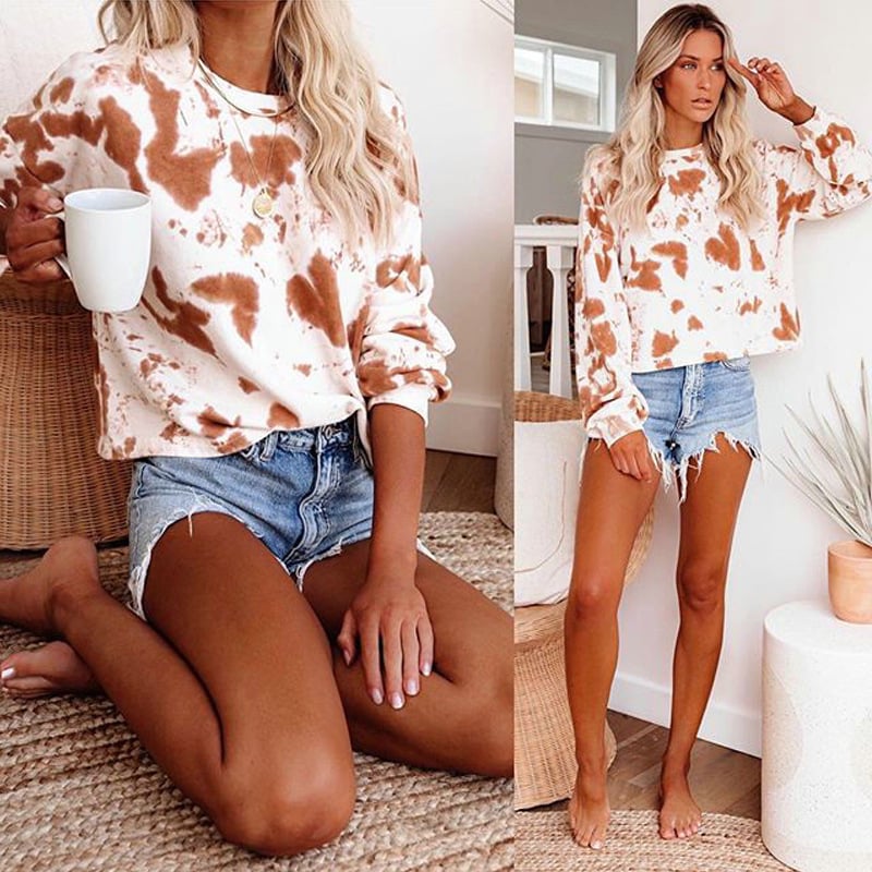 Independent Station Women's Tie-dye Long-sleeve Hoodie