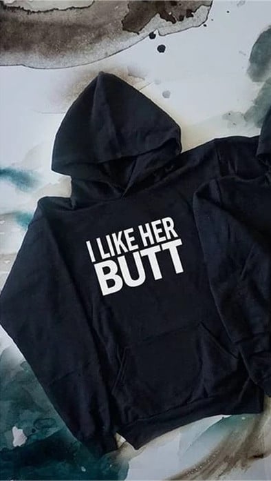 "I LIKE HER BUTT I LIKE HIS BEARD Hoodie"