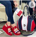 Wedge Heel Women's Summer Thick-Soled Roman Shoes