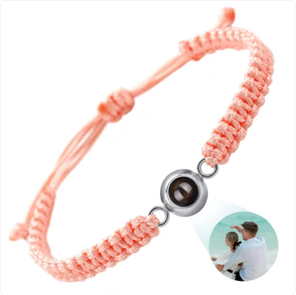 100 Languages 'I Love You' Woven Bracelet