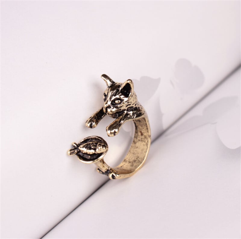 Cute Animal Finger Ring for Women's Fashion