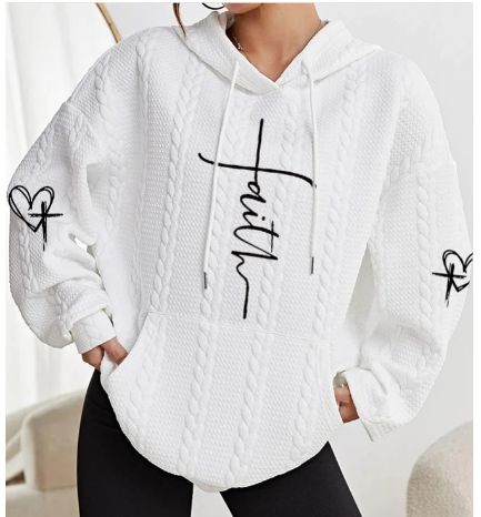 Hoodie: Women Blessed by God, Spoiled by Husbands
