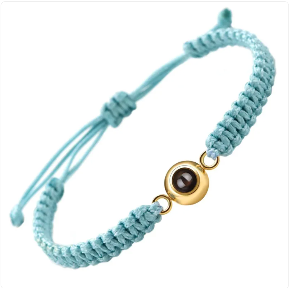 100 Languages 'I Love You' Woven Bracelet